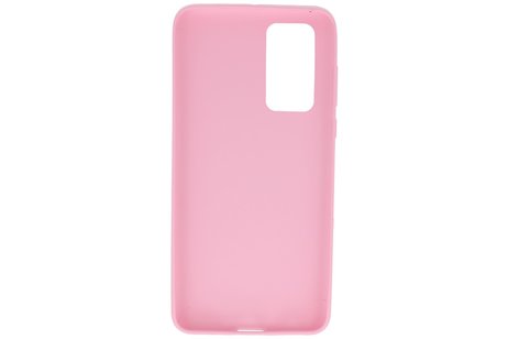 BackCover Hoesje Color Telefoonhoesje voor Huawei P40 Roze