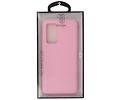 BAOHU Hoesje Geschikt voor de Huawei P40 - Backcover Color Telefoonhoesje - Roze