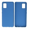 BAOHU BackCover Hoesje Color Telefoonhoesje Samsung Galaxy A51 5G Navy