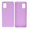 BAOHU BackCover Hoesje Color Telefoonhoesje Samsung Galaxy A71 5G Paars