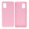 BAOHU BackCover Hoesje Color Telefoonhoesje Samsung Galaxy A71 5G Roze