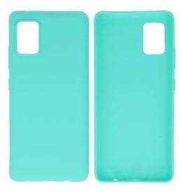 BAOHU BackCover Hoesje Color Telefoonhoesje Samsung Galaxy A71 5G Turquoise
