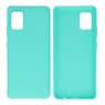BAOHU BackCover Hoesje Color Telefoonhoesje Samsung Galaxy A71 5G Turquoise