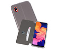 Slim Folio Case - Book Case Telefoonhoesje - Folio Flip Hoesje - Geschikt voor Samsung Galaxy A10 - Grijs