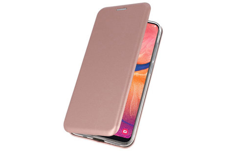 Slim Folio Case - Book Case Telefoonhoesje - Folio Flip Hoesje - Geschikt voor Samsung Galaxy A20s - Roze