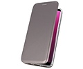 Slim Folio Case - Book Case Telefoonhoesje - Folio Flip Hoesje - Geschikt voor Samsung Galaxy S8 - Grijs
