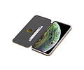 Slim Folio Case - Book Case Telefoonhoesje - Folio Flip Hoesje - Geschikt voor iPhone X  / iPhone Xs - Goud