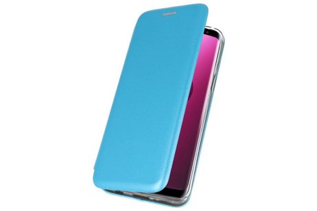 Slim Folio Case - Book Case Telefoonhoesje - Folio Flip Hoesje - Geschikt voor Huawei P20 Lite - Blauw