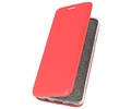 Slim Folio Case - Book Case Telefoonhoesje - Folio Flip Hoesje - Geschikt voor Huawei P40 Lite E - Rood