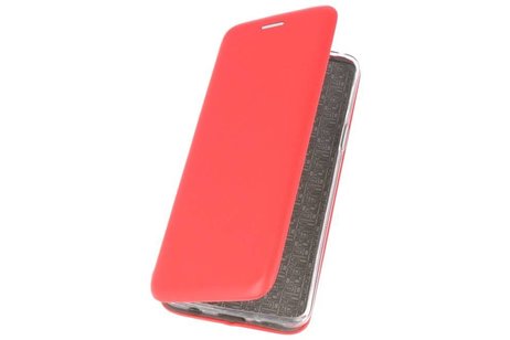 Slim Folio Case - Book Case Telefoonhoesje - Folio Flip Hoesje - Geschikt voor Huawei P40 Lite E - Rood