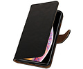 Zakelijke Book Case Telefoonhoesje Geschikt voor de Huawei Y7 / Y7 Prime - Portemonnee Hoesje - Pasjeshouder Wallet Case - Zwart