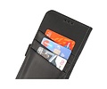 Echt Lederen Book Case Hoesje - Leren Portemonnee Telefoonhoesje - Geschikt voor Samsung Galaxy A22 4G - Zwart