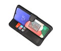 BAOHU Echt Lederen Book Case Hoesje - Leren Portemonnee Telefoonhoesje - Geschikt voor Samsung Galaxy A22 4G - Zwart