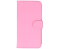 Effen Bookstyle Hoes voor iPhone 7 Plus / 8 Plus Roze