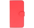 Effen Bookstyle Hoes voor Galaxy A3 (2016) A310F Rood