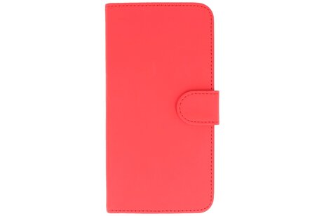 Effen Bookstyle Hoes Geschikt voor Samsung Galaxy A3 (2016) A310F Rood