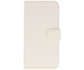 Bookstyle Wallet Case Hoesje voor Galaxy S4 i9500 Wit