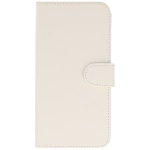 Bookstyle Wallet Case Hoesje Geschikt voor Samsung Galaxy S4 i9500 Wit