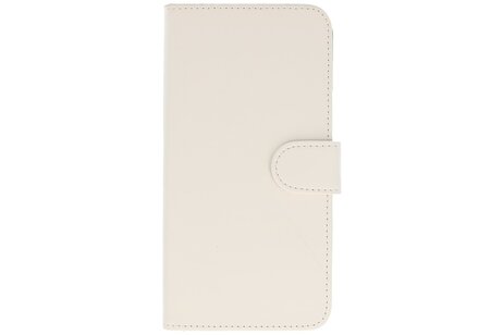 Bookstyle Wallet Case Hoesje Geschikt voor Samsung Galaxy S4 i9500 Wit