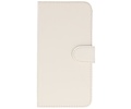 Bookstyle Wallet Case Hoesje voor Galaxy Core II G355H Wit