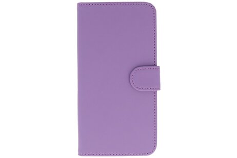 Bookstyle Wallet Case Hoesje Geschikt voor Huawei Ascend Y560 / Y5 Paars