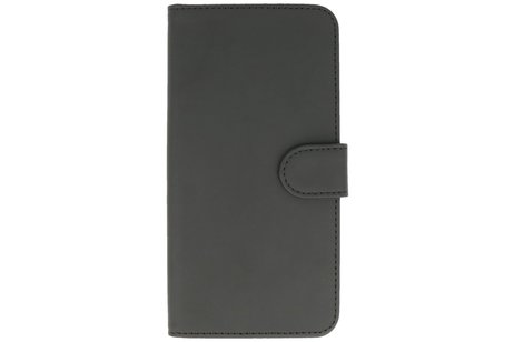 Bookstyle Wallet Case Hoesjes voor HTC One mini M4 Zwart