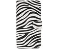 Zebra Bookstyle Wallet Case Hoesje Geschikt voor Samsung Galaxy Grand Neo i9060 Wit