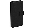 Cross Pattern TPU Bookstyle Wallet Case Hoesje voor LG G5 Zwart