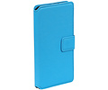 Cross Pattern TPU Bookstyle Wallet Case Hoesje voor Galaxy Prime G530F Blauw