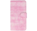 Hagedis Bookstyle Wallet Case Hoesje Geschikt voor Huawei Y5 II Roze