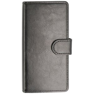 BAOHU Hoesje Geschikt voor Samsung Galaxy J5 2017 - Portemonnee Hoesje Booktype Wallet Case Zwart + Gratis CSC Touwtjes voor Telefoon Hoesjes, Fluitje of Badge Zwart