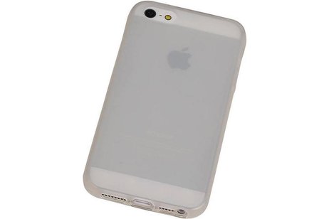 TPU Hoesje Geschikt voor iPhone 5 Wit