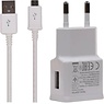 Micro Universal Travel Charger 2.4 A Wit + Micro USB kabel