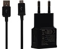 Micro Universal Travel Charger 2.4 A Zwart + Micro USB kabel