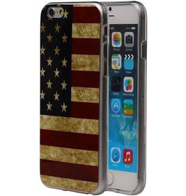 Amerikaanse Vlag TPU Hoesje voor iPhone 6 USA