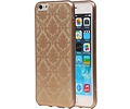 TPU Paleis 3D Back Cover for iPhone 6 Goud