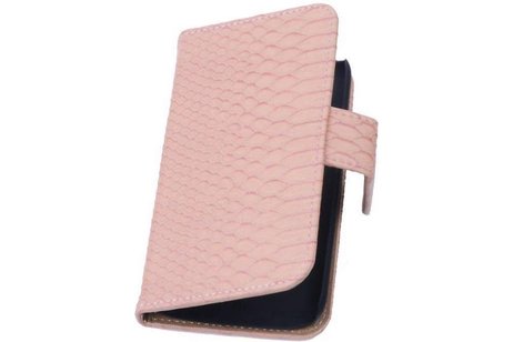 Slang Bookstyle Hoes - Geschikt voor iPod Touch 5 Licht Roze