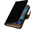 Slang Bookstyle Hoes voor Galaxy S6 G920F Zwart