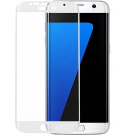 3D Gehard Tempered Glass Screenprotector Samsung Galaxy S7 Edge G935F Wit