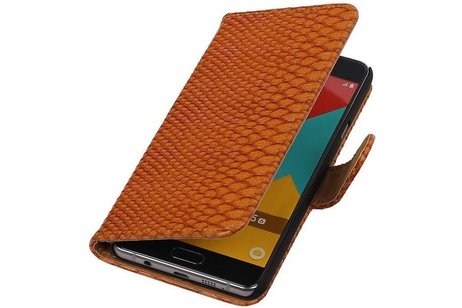 Slang Bookstyle Hoes - Geschikt voor Samsung Galaxy A5 (2016) A510F Bruin