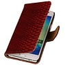 Slang Bookstyle Hoes voor Samsung Galaxy A3 Rood