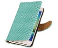 Slang Bookstyle Hoes - Geschikt voor Samsung Galaxy A3 Turquoise