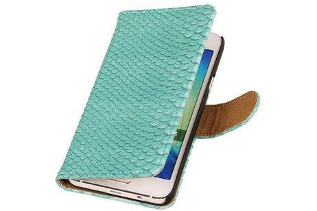 Slang Bookstyle Hoes - Geschikt voor Samsung Galaxy A3 Turquoise