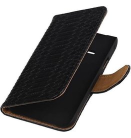 Slang Bookstyle Hoes voor Samsung Galaxy J1 Ace Zwart