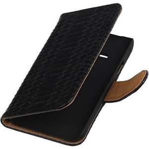 Slang Bookstyle Hoes - Geschikt voor Samsung Galaxy J1 Ace Zwart
