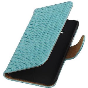 Slang Bookstyle Hoes - Geschikt voor Samsung Galaxy J1 Ace Turquoise