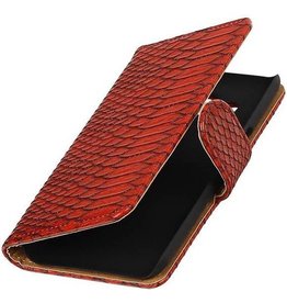 Slang Bookstyle Hoes voor Samsung Galaxy J2 J200F Rood