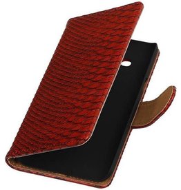 Slang Bookstyle Hoes voor Samsung Galaxy J3 J300F Bruin