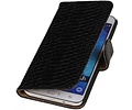 Slang Bookstyle Hoes - Geschikt voor Samsung Galaxy J5 Zwart