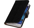 Slang Bookstyle Hoes - Geschikt voor Samsung Galaxy J7 Zwart